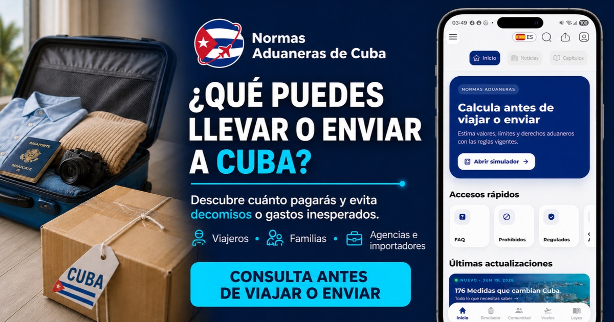 Descubre qué puedes llevar o enviar a Cuba