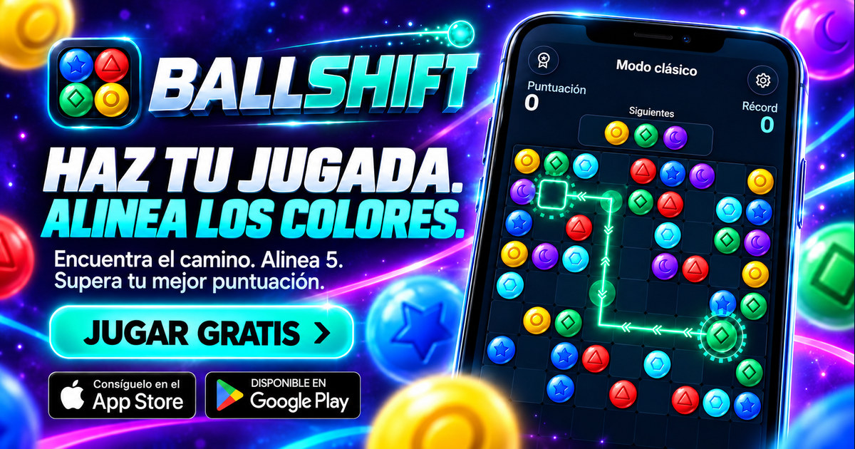 Haz tu jugada. Alinea los colores.