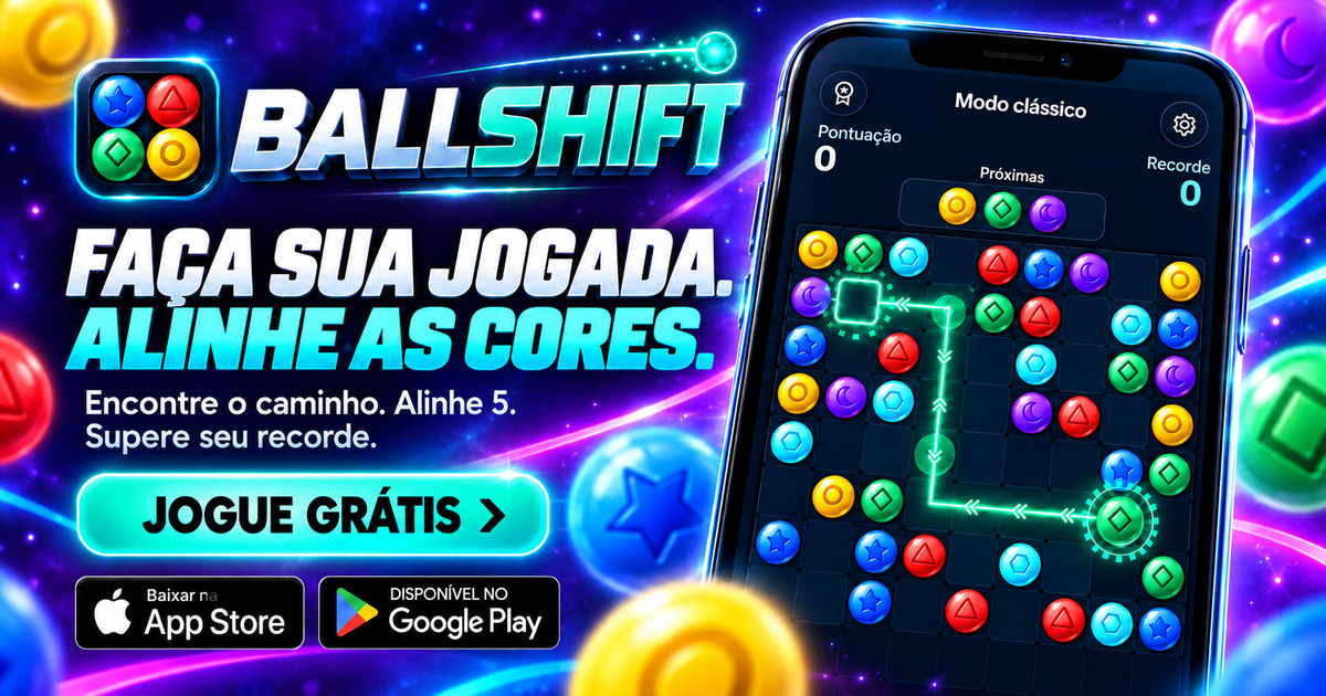 Faça sua jogada. Alinhe as cores.
