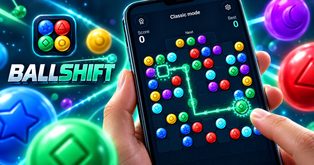 BallShift — 移動彩球，享受每一步