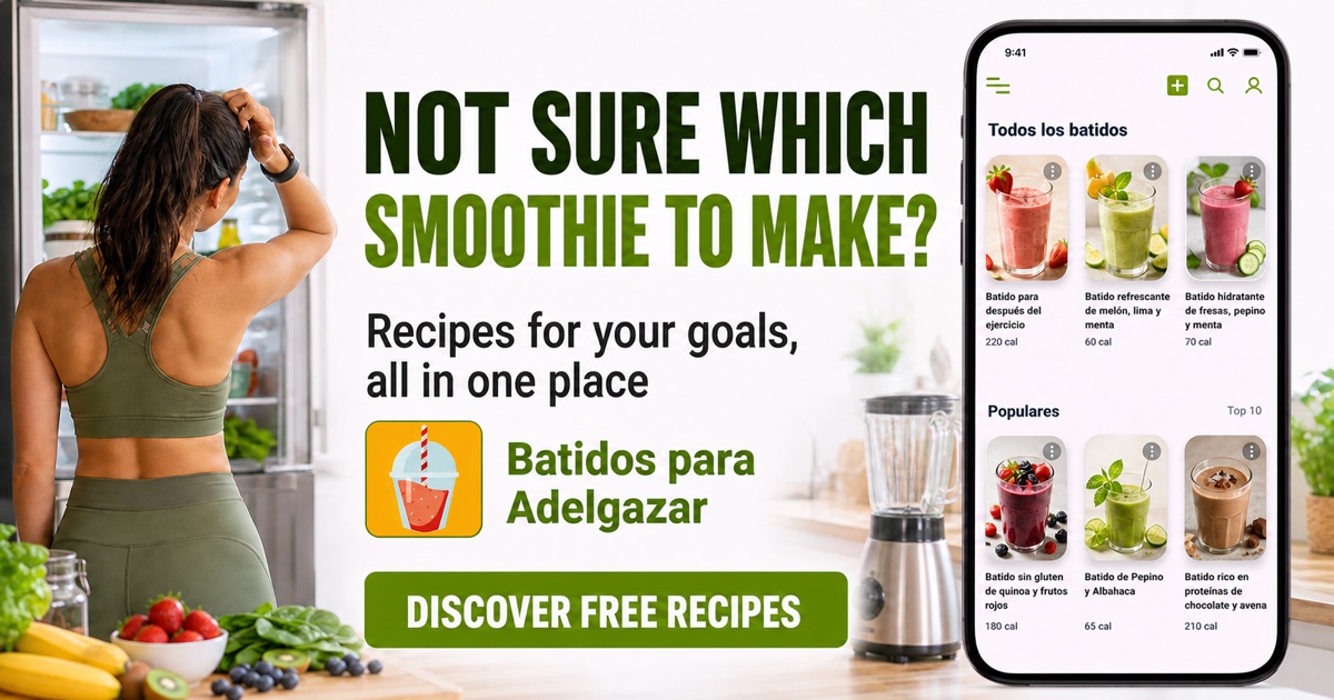 Delicious smoothies for your goals