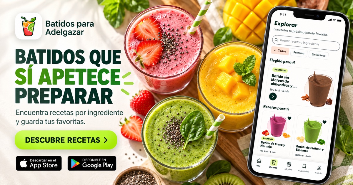Batidos que sí apetece preparar