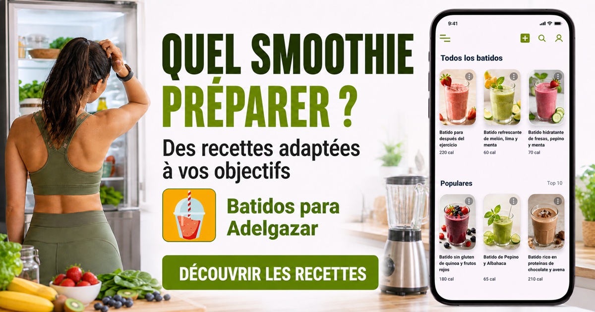 Des smoothies savoureux pour vos objectifs