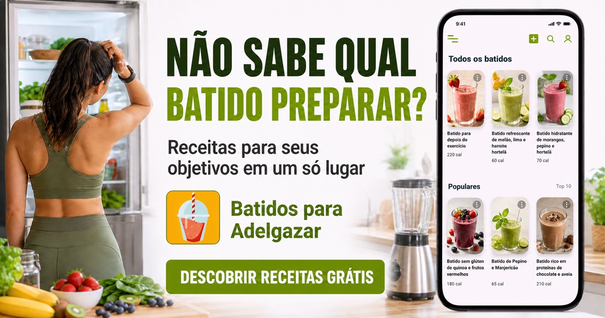 Vitaminas deliciosas para seus objetivos