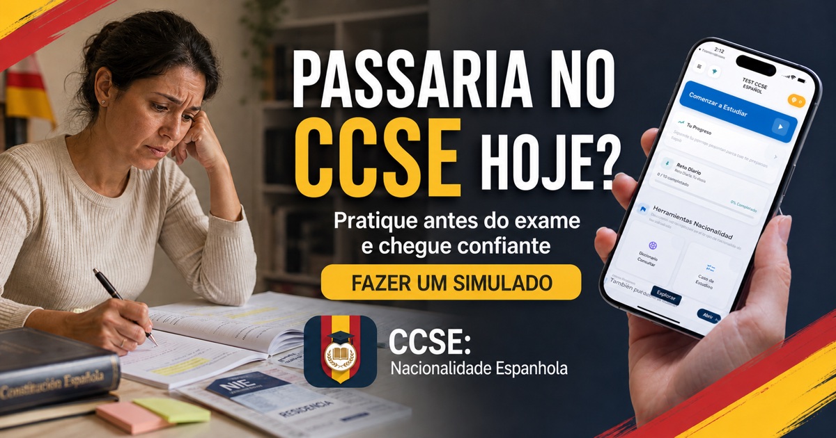 Prepare-se para o exame CCSE