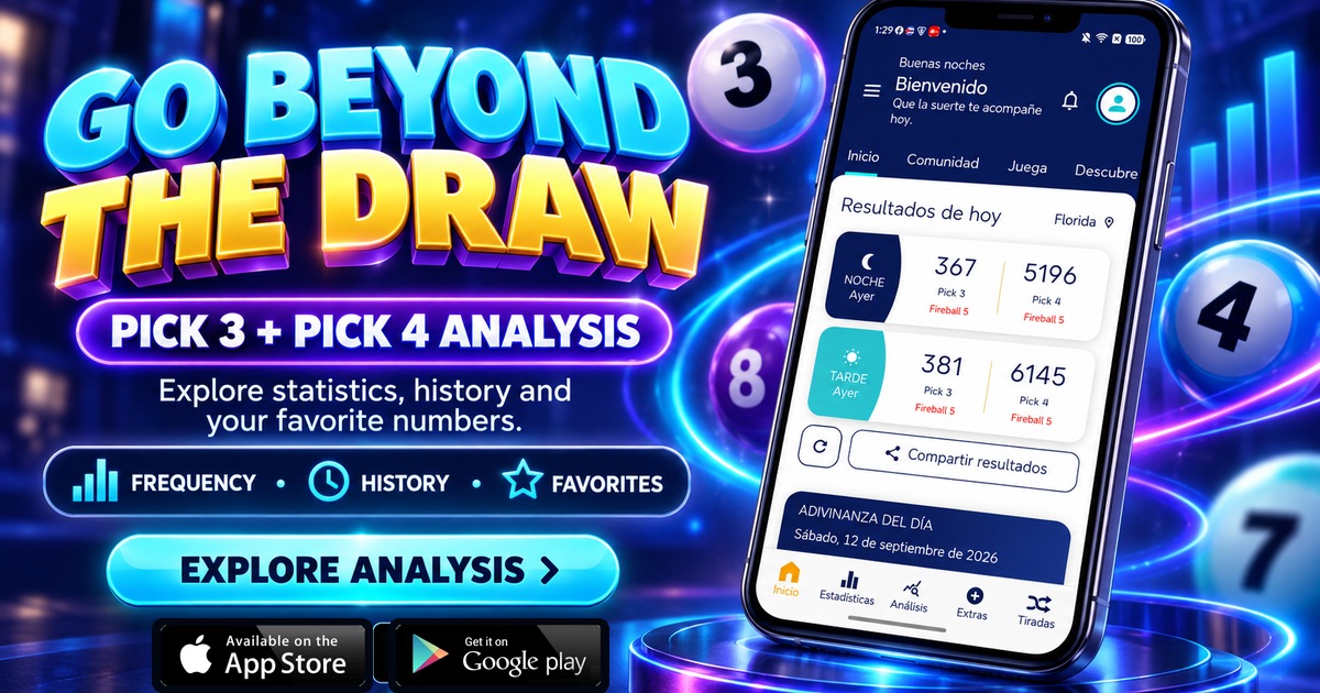 Florida Pick 3 and Pick 4 analysis in Charada Cubana.