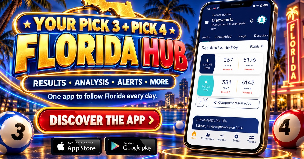 Florida Pick 3 and Pick 4 hub in Charada Cubana.