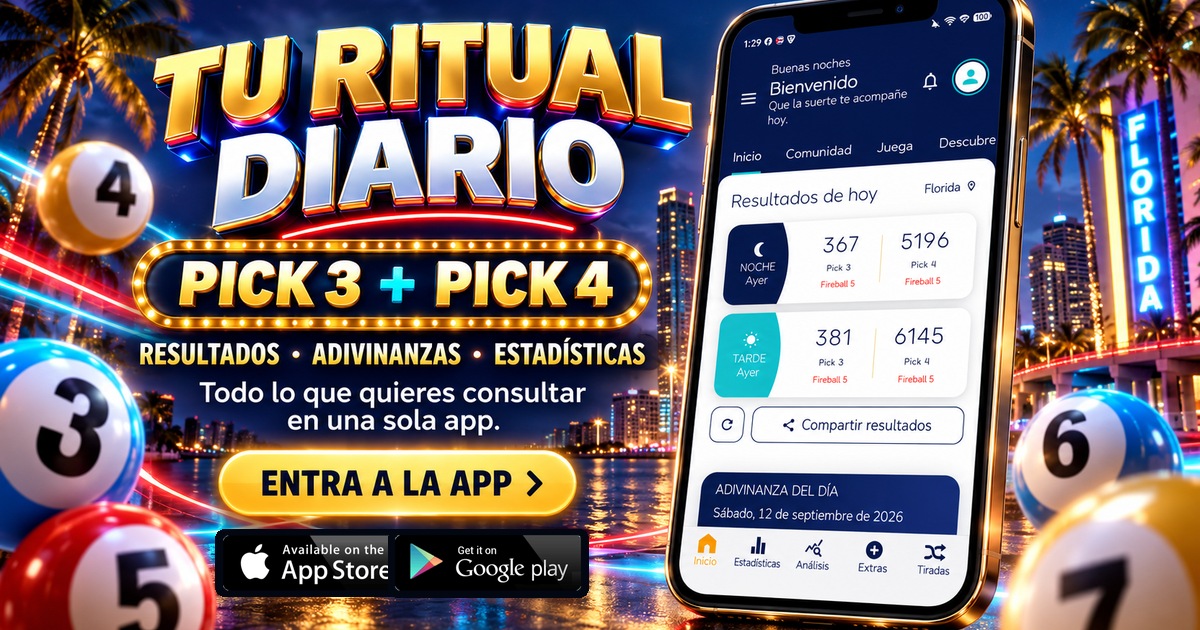 Resultados, adivinanzas y estadísticas de Florida en Charada Cubana.