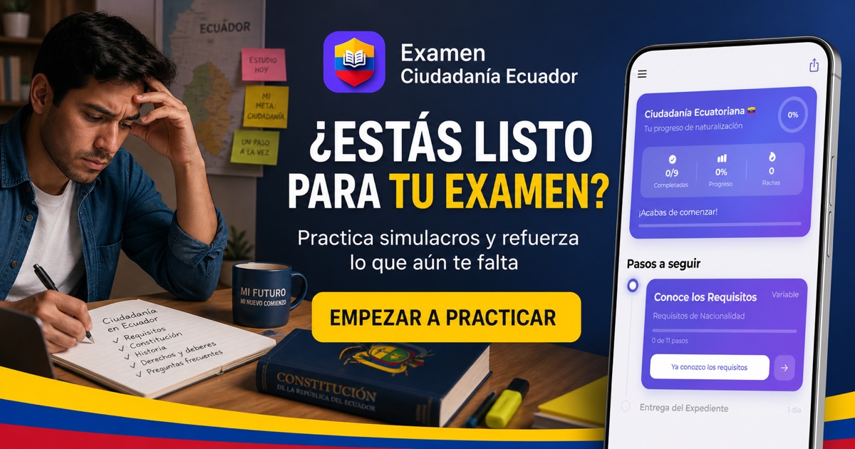 Prepárate para ciudadanía Ecuador