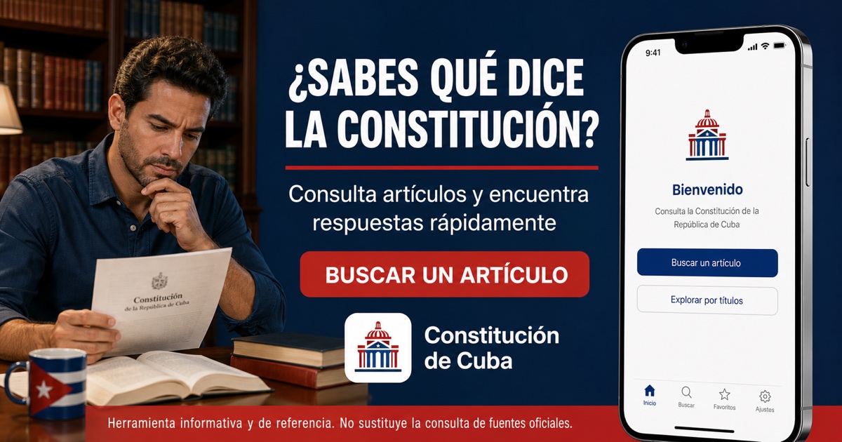 La Constitución cubana, a tu alcance