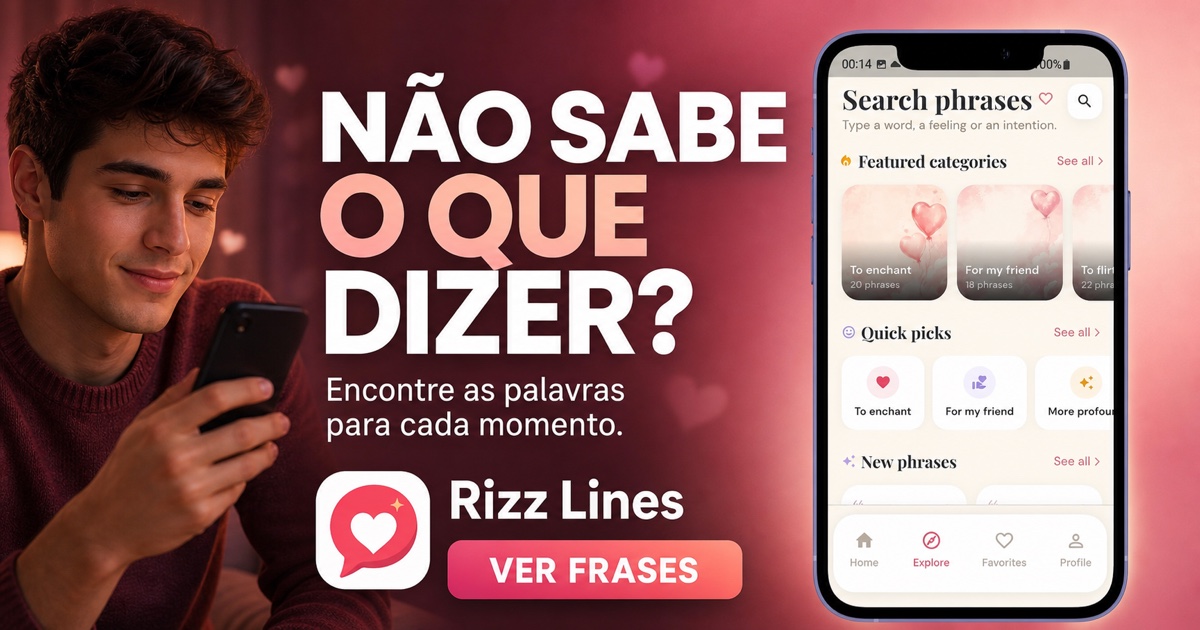 Não sabe o que dizer? — Rizz Lines