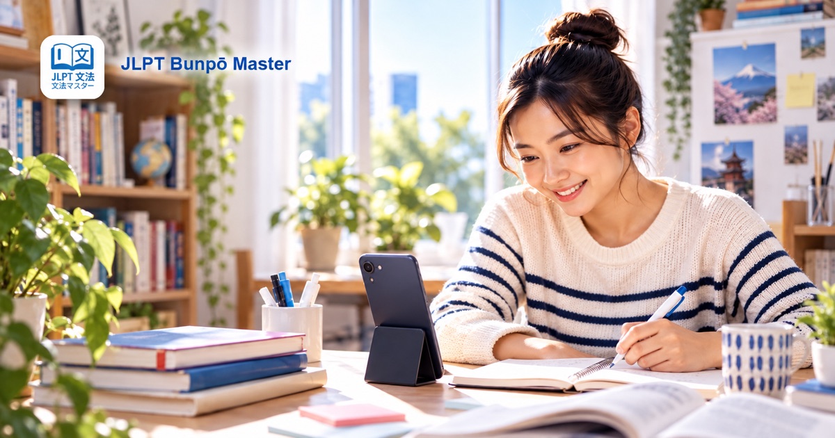 JLPT Bunpō Master — ฝึกไวยากรณ์ JLPT · N5–N1