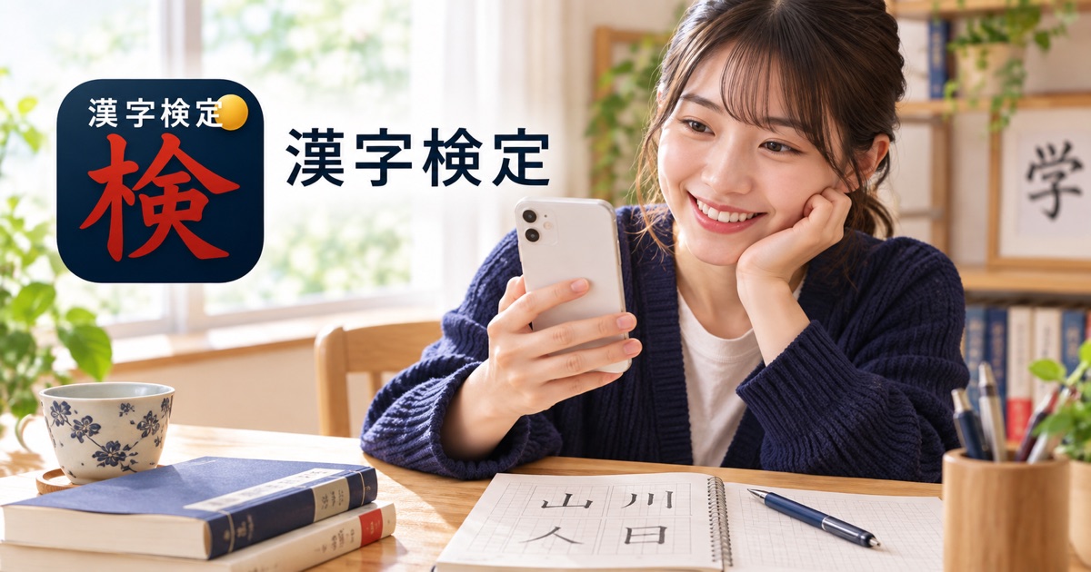 漢字検定 — 漢字の学びを、毎日の楽しみに。