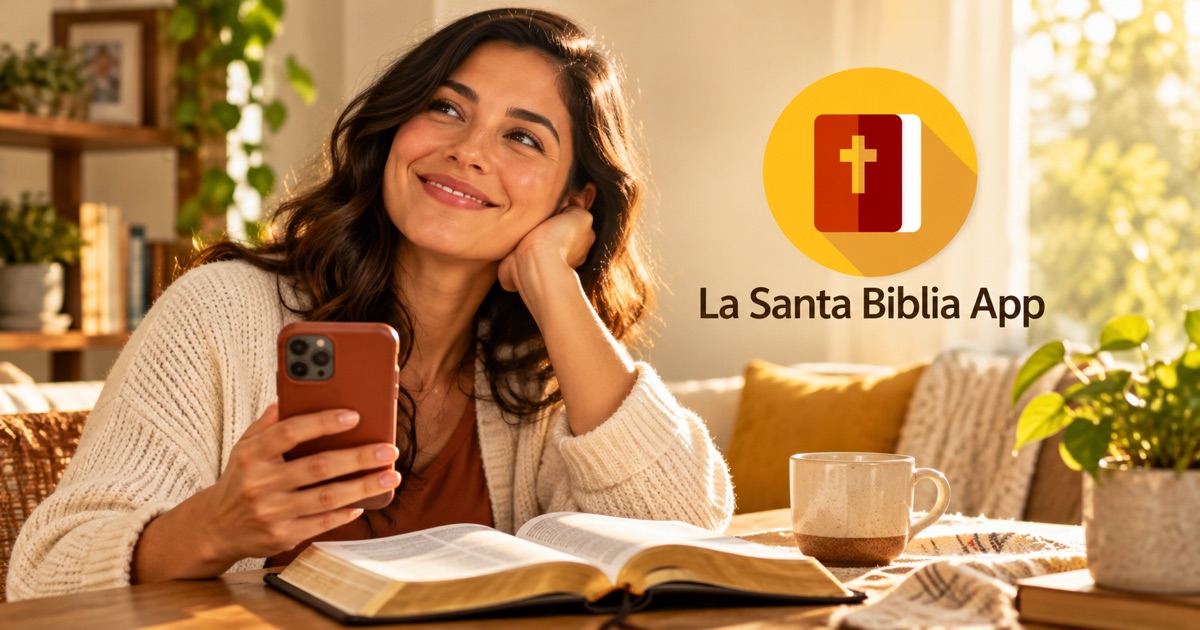 La Santa Biblia App — Haz espacio para la lectura bíblica.