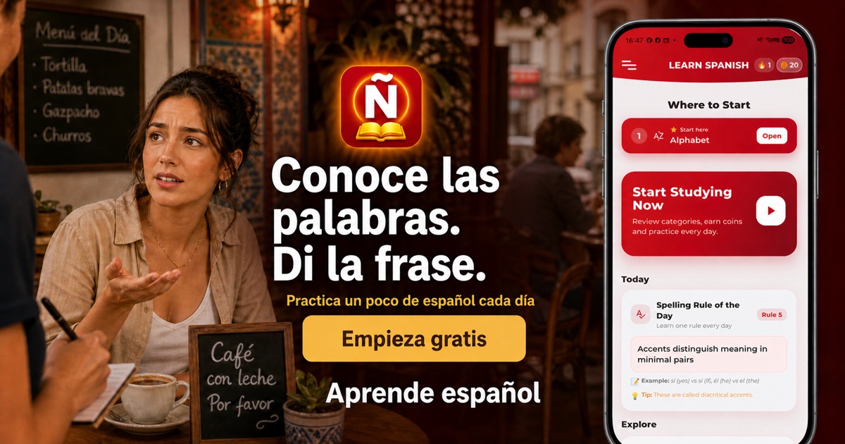 Conoce las palabras. Di la frase.