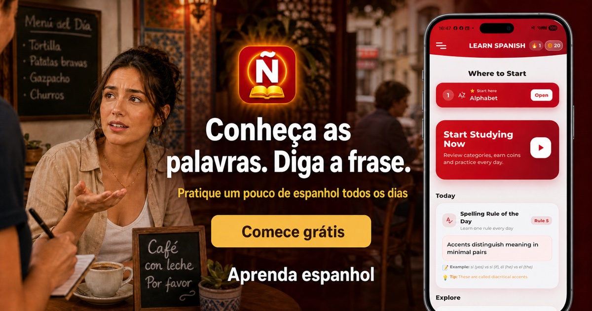 Conheça as palavras. Diga a frase.