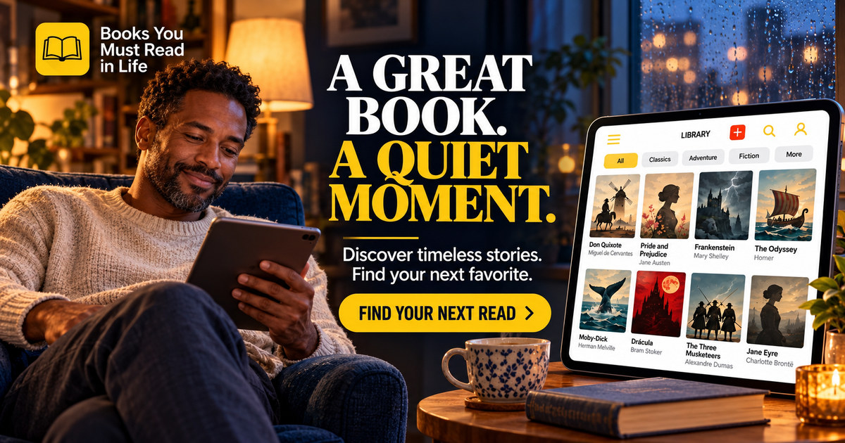 A great book. A quiet moment.