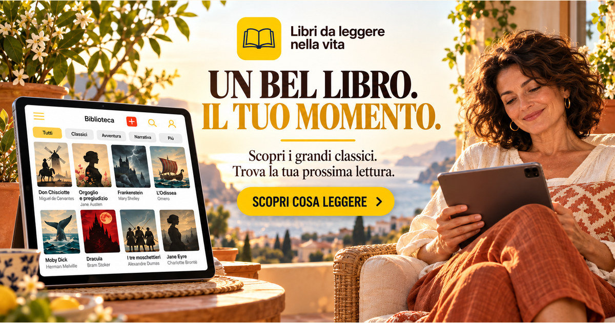 Un bel libro. Il tuo momento.