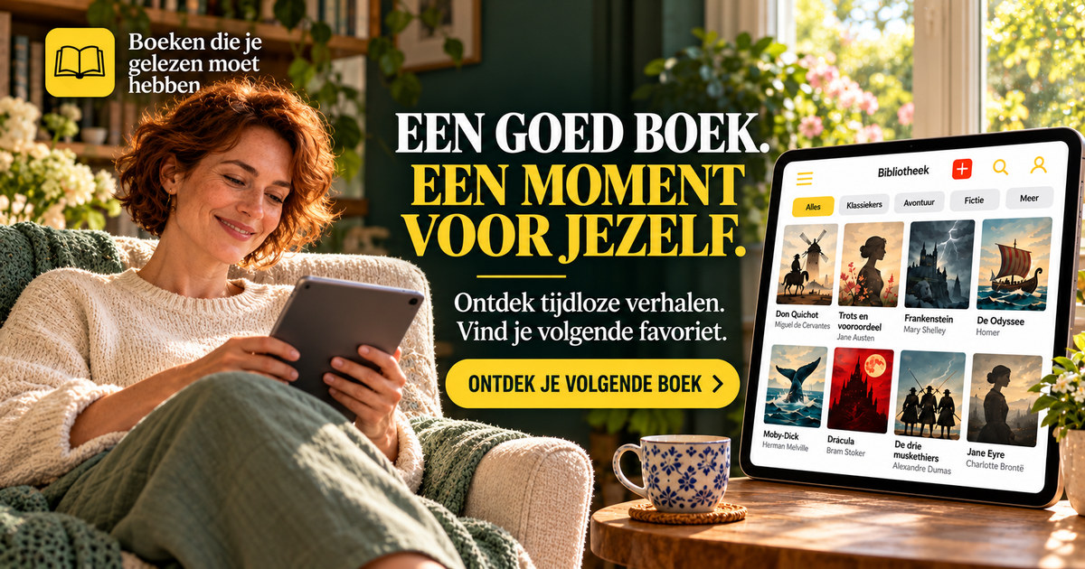 Een goed boek. Een moment voor jezelf.