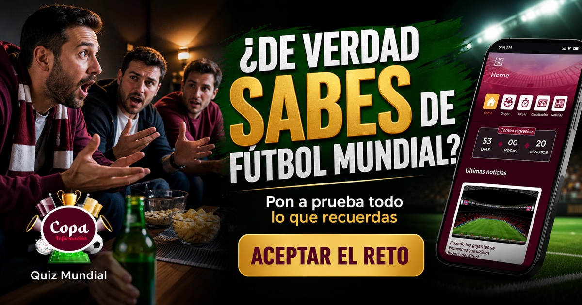 ¿Cuánto sabes de fútbol mundial?