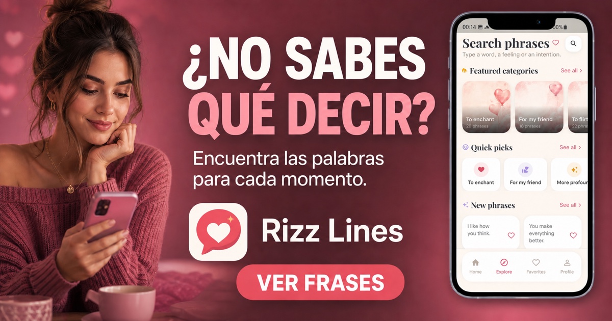 ¿No sabes qué decir? — Rizz Lines