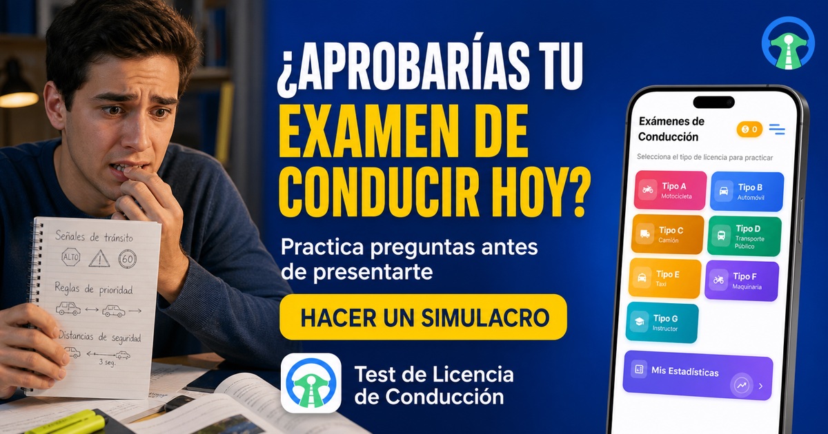 ¿Aprobarías tu examen de conducir hoy?