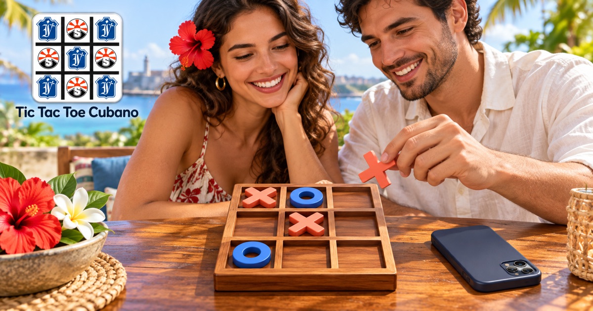 Tic Tac Toe Cubano — Una pausa para disfrutar del tres en raya.