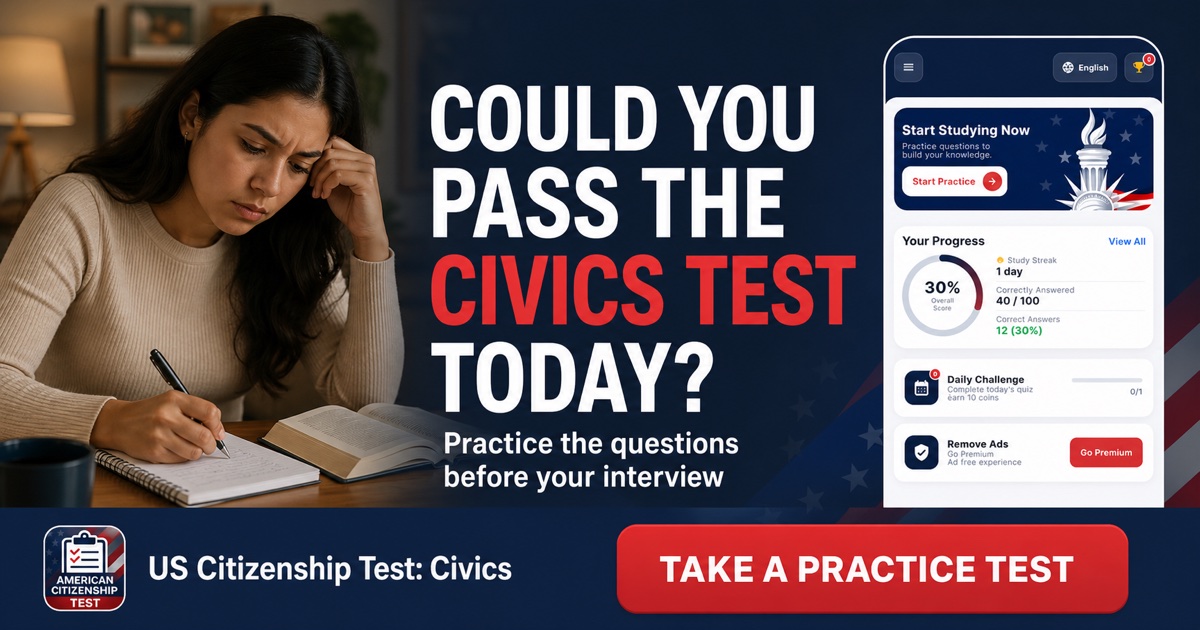 Could you pass the civics test today?